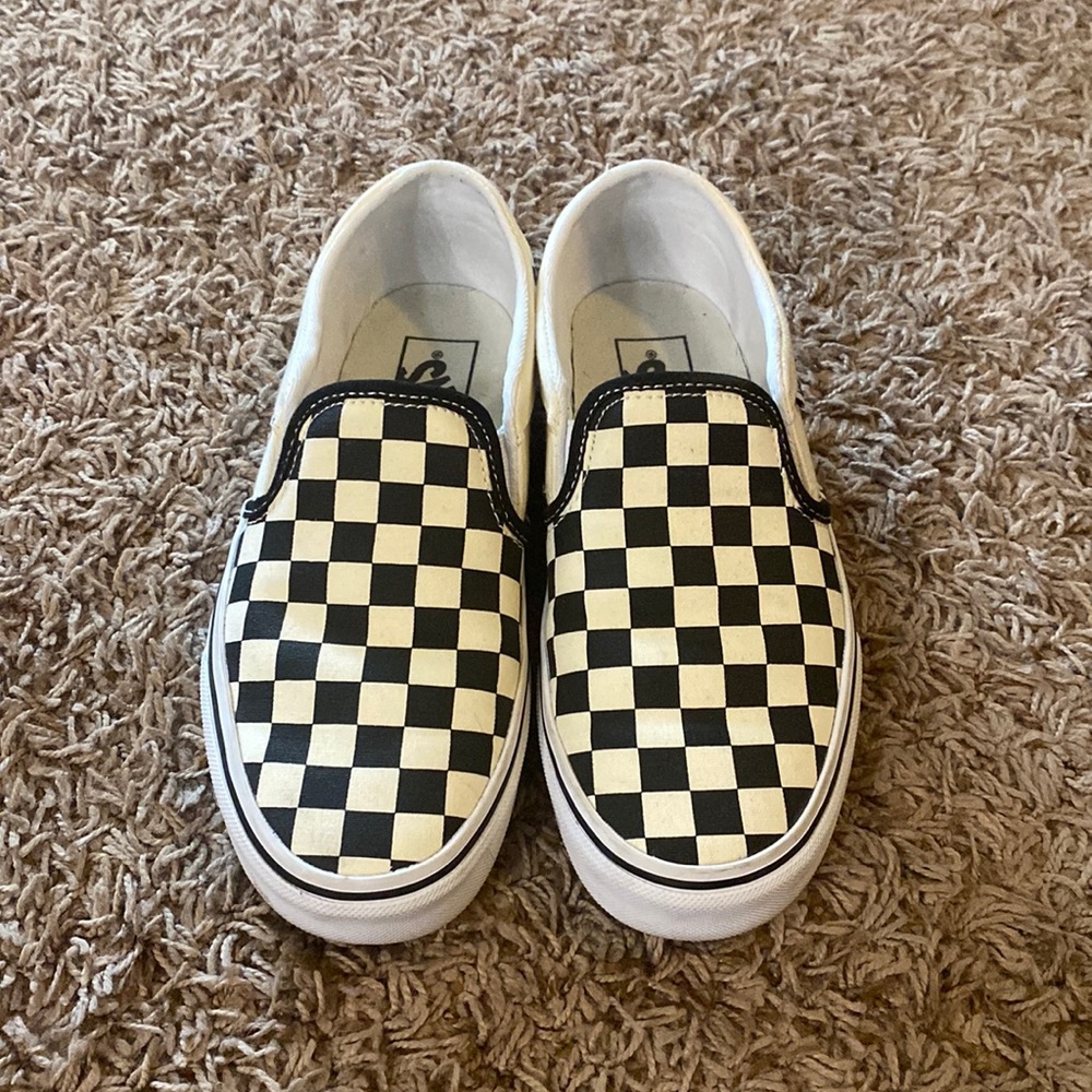Black and White Checkered Vans